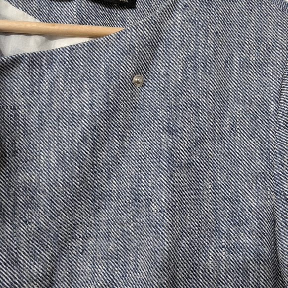 Ladies long  blue Blazer Zara, size L - Picture 3 of 6